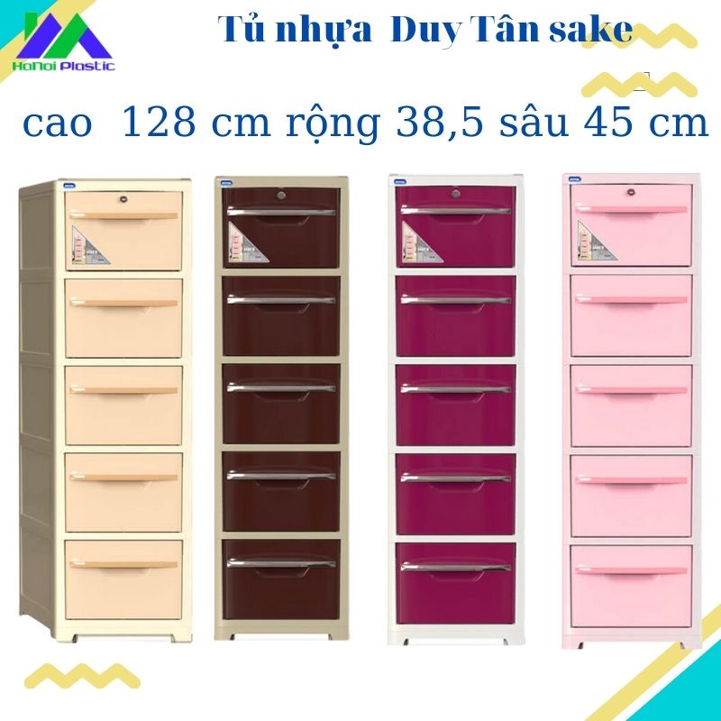 Tủ Nhựa Đựng Đồ ❤Hà Nội❤ Tủ Ngăn Kéo Để Đồ-Tủ Nhựa Duy Tân Sake cực bền