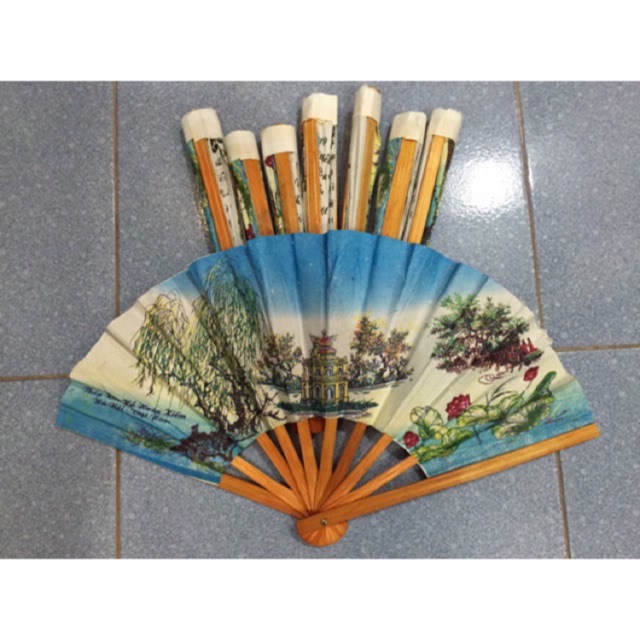 Quạt giấy ( 6 chiếc)