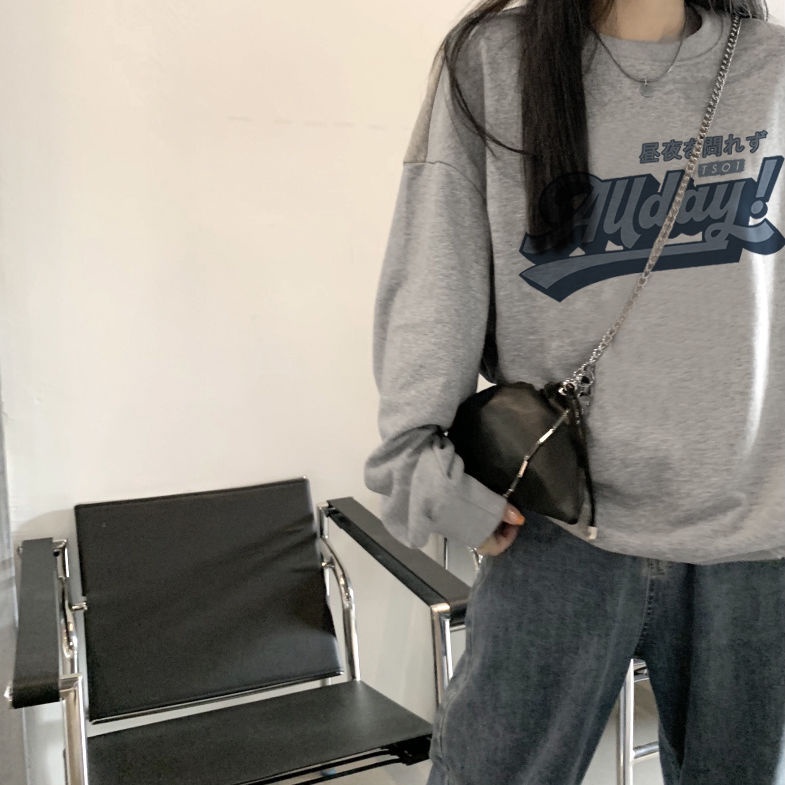 NRVP Áo khoác hoodie tay dài oversize phong cách Hàn Quốc mới 2021