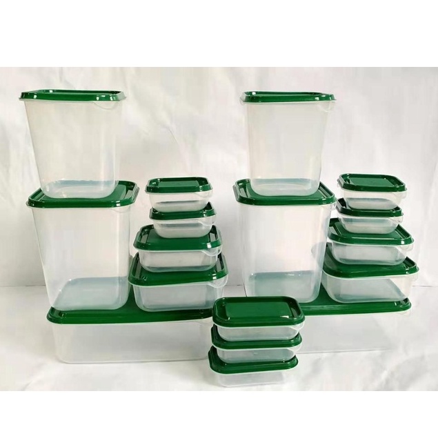 Set 17 Hộp nhựa đựng đồ đa năng, tiện lợi, an toàn cho gia đình