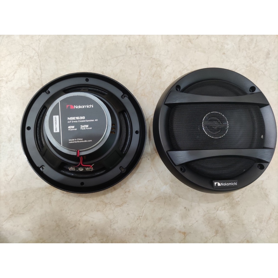 Loa Cánh Đồng Trục Nakamichi NSE 1638 6,5 ” 40W  gồm 2 loa cánh đồng trục âm thanh hay