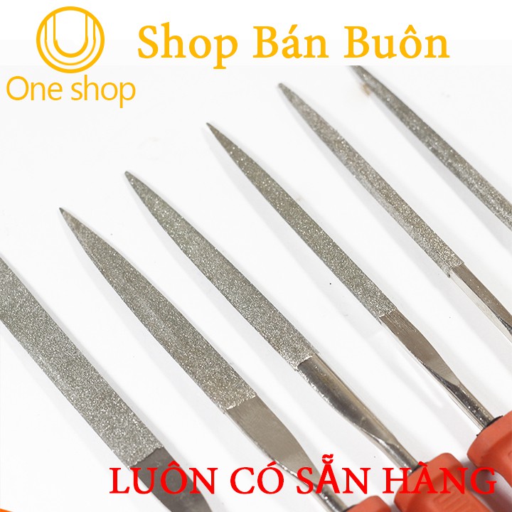 Bộ 6 Thanh Mài Hợp Kim Asaki AK-3903