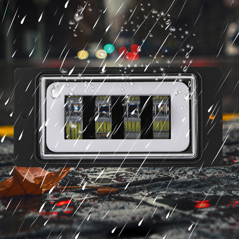 Đèn Pha LED 12V 6000K Ánh Sáng Cao Chống Thấm Nước Cho Xe Hơi / Xe Máy