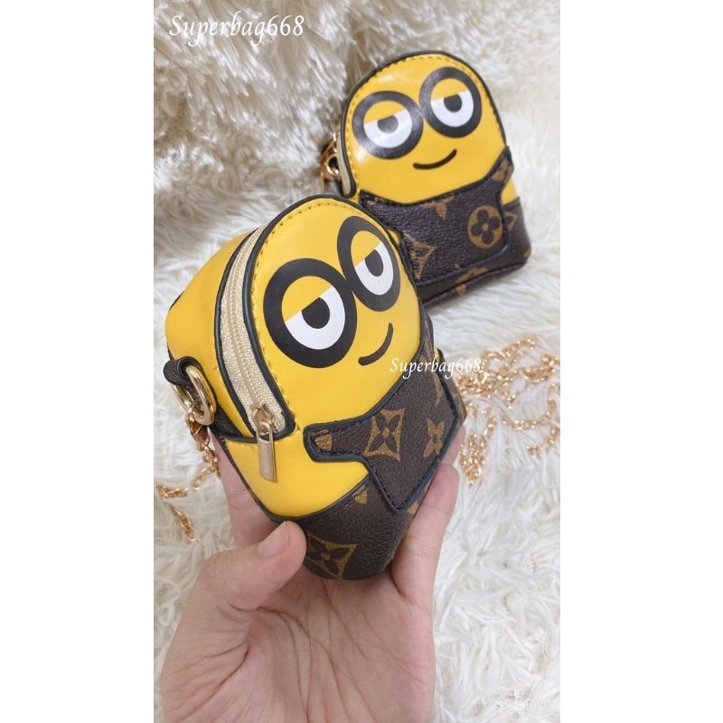 Túi đeo chéo mini, ví mini đựng tiền hình Minion cute ngộ nghĩnh dễ thương C45