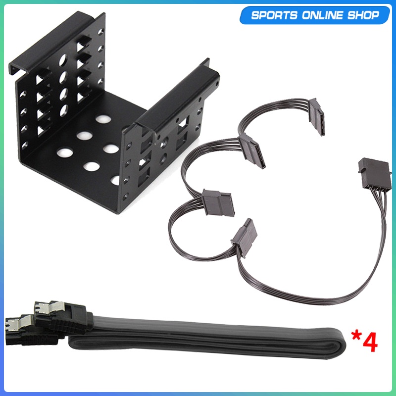 Bộ 2 Khay Đựng Ổ Cứng Sata Ssd Hdd 4-bay 2.5 "- 3.5 Inch | BigBuy360 - bigbuy360.vn