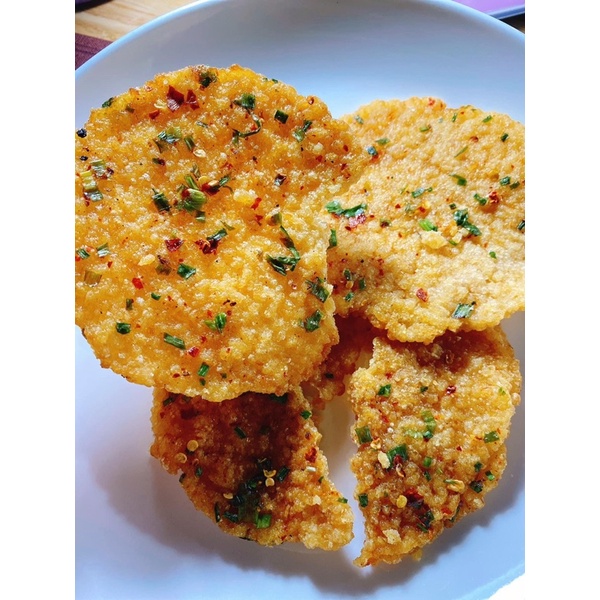 Cơm Cháy Mắm Hành   Loại Đặc Biệt Nguyên Vẹn Đậm Vị Thơm Ngon Nhà Làm Không Hôi Dầu