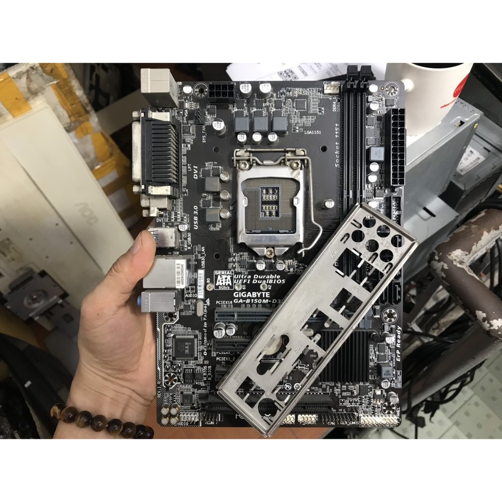 bo mạch chủ máy tính Giga B150M D3V 2 khe ram ddr4 socket 1151 v1 mainboard Main Gigabyte PC B150 rev 1.0