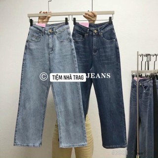 Quần jeans ống đứng