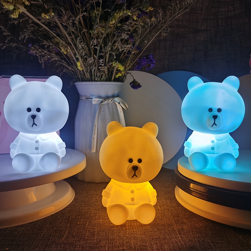 Đèn Ngủ led Để Bàn Kiểu Hoạt Hình Dễ Thương Cho Bé