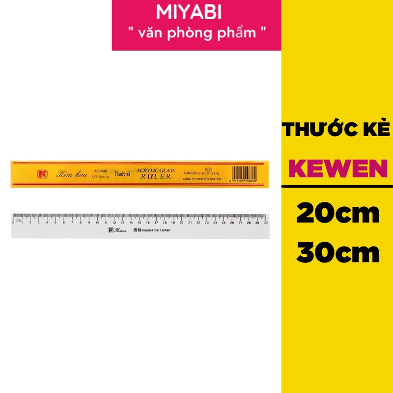 Thước kẻ kewen 20cm chuẩn