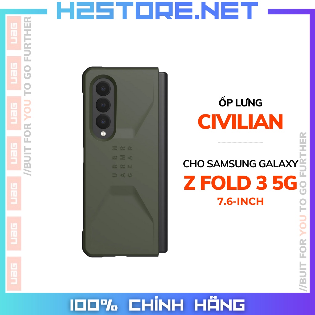 Ốp lưng UAG Civilian cho Samsung Galaxy Z Fold 3 5G