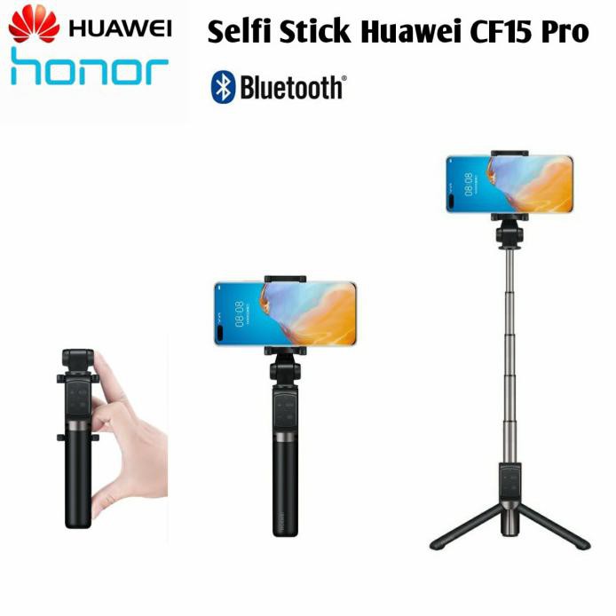 Gậy Tự Sướng Bluetooth Cho Điện Thoại Huawei Zoom Cf15 Pro Đen