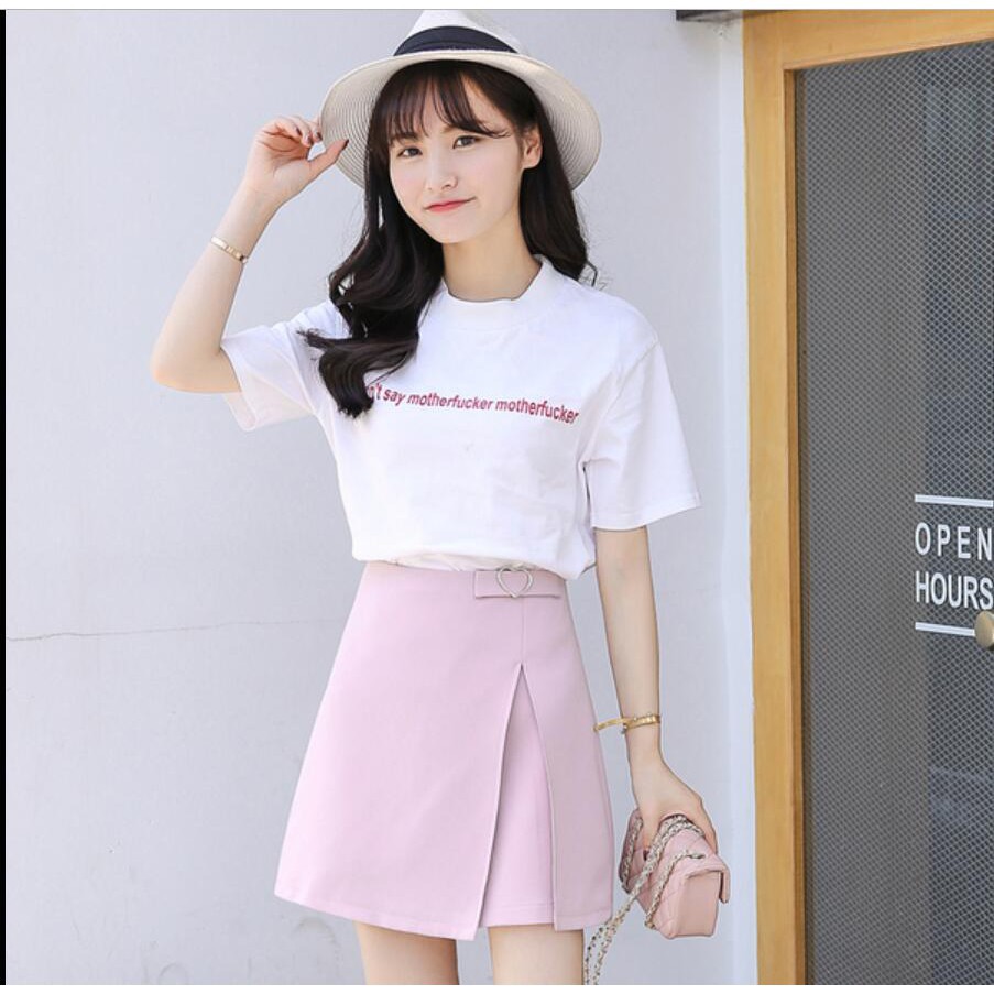 Chân váy lưng cao dáng chữ A thời trang mùa hè cho phái nữ | BigBuy360 - bigbuy360.vn