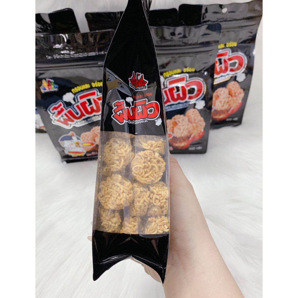 [ HÀNG THÁI] Mì Viên Ăn Sống Vị Gà Cay Thái Lan CRISPY NOODLES 300g