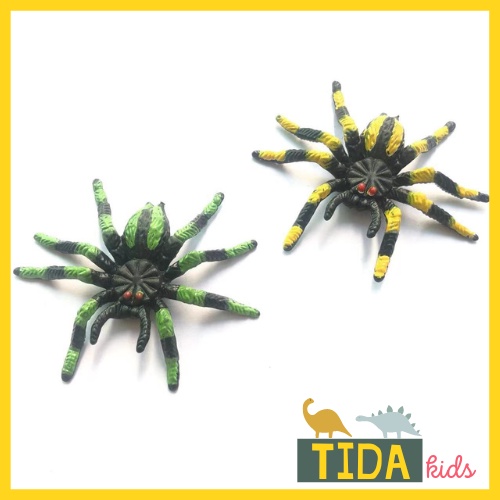 Nhện Giả ⚡ HÀNG ĐẸP ⚡ Côn Trùng Giả Bằng Nhựa Như Thật Trang Trí Halloween,Đồ Chơi Giải Trí TiDa Kids Shop