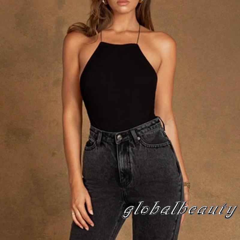 Áo Liền Quần Dây Mảnh Hở Lưng Gợi Cảm Cho Nữ | BigBuy360 - bigbuy360.vn