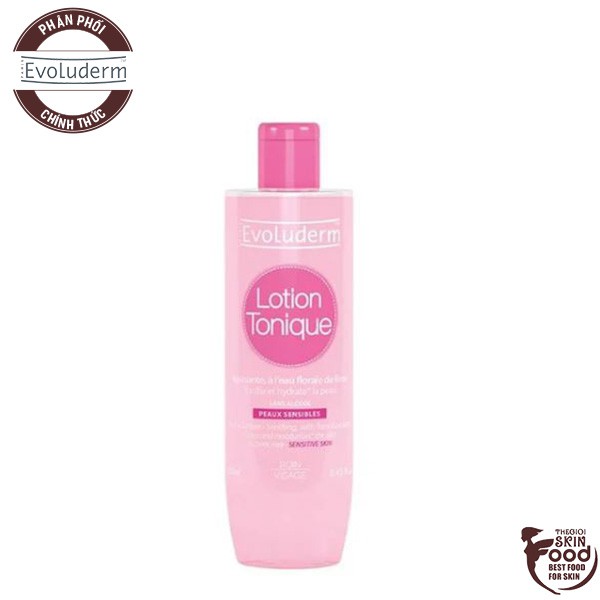 Nước Hoa Hồng Cân Bằng Độ Ẩm Evoluderm Lotion Tonique Peaux Sensibles