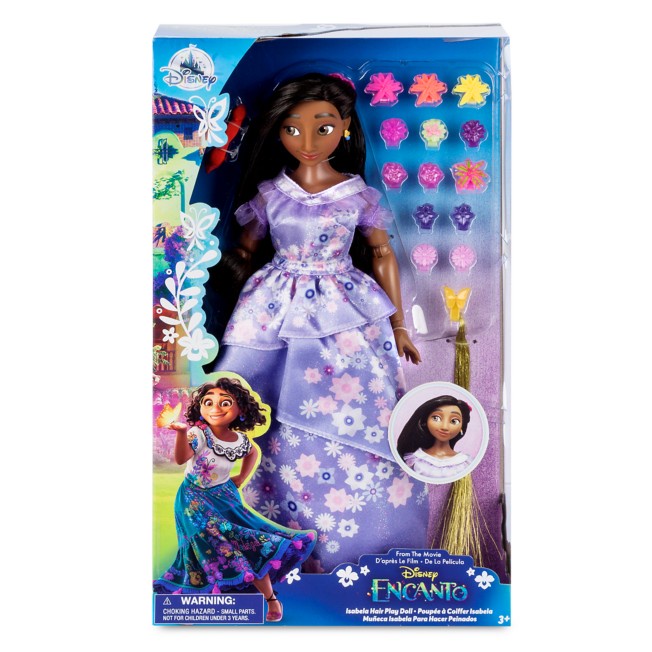 MỚI Búp Bê Isabela Chơi Đùa Với Mái Tóc Disney Encanto Isabela Hair Play Doll