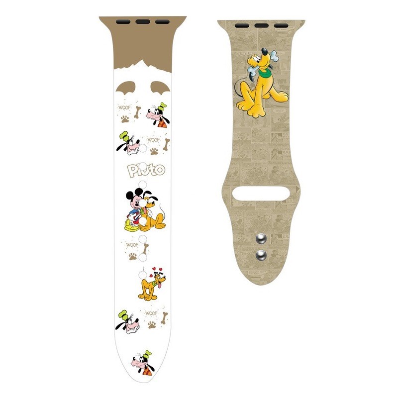 Apple Watch iwatch series 6 SE 5 4 3 2 1 Silicone cartoon strap 1:1 copy 38mm 42mm 40mm 44mm suitable for band sports women men Mickey Minnie Mickey Mouse cartoon cute bracelet band