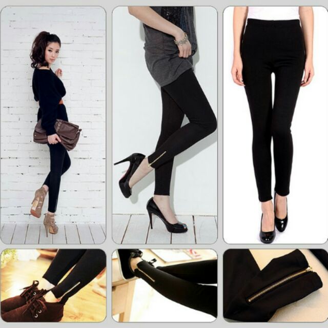 Legging dây kéo