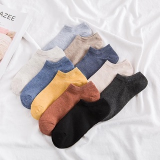 Set 10 đôi tất trơn ngắn cổ dành cho nam