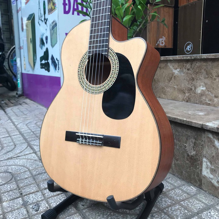 ĐÀN CLASSIC GUITAR GỖ MÁC BỒ NGUYÊN TẤM