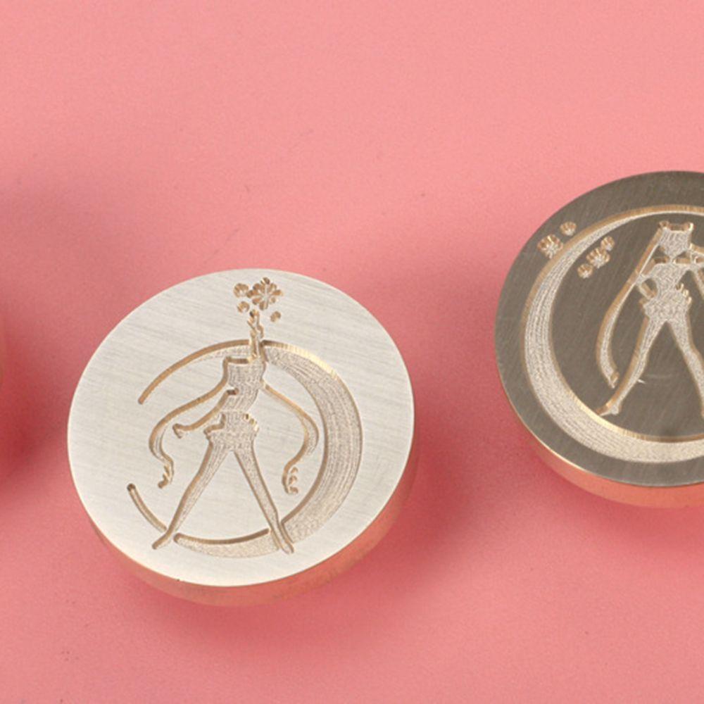 Con Dấu Đóng Sáp Niêm Phong Thủy Thủ Mặt Trăng Bằng Đồng DIY