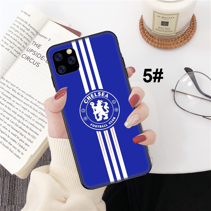 Ốp Điện Thoại Mềm Họa Tiết Câu Lạc Bộ Bóng Đá Chelsea Cho iPhone 7 8 7+ 8+ 6+ 6S+ XR XS Max 5 5s C19
