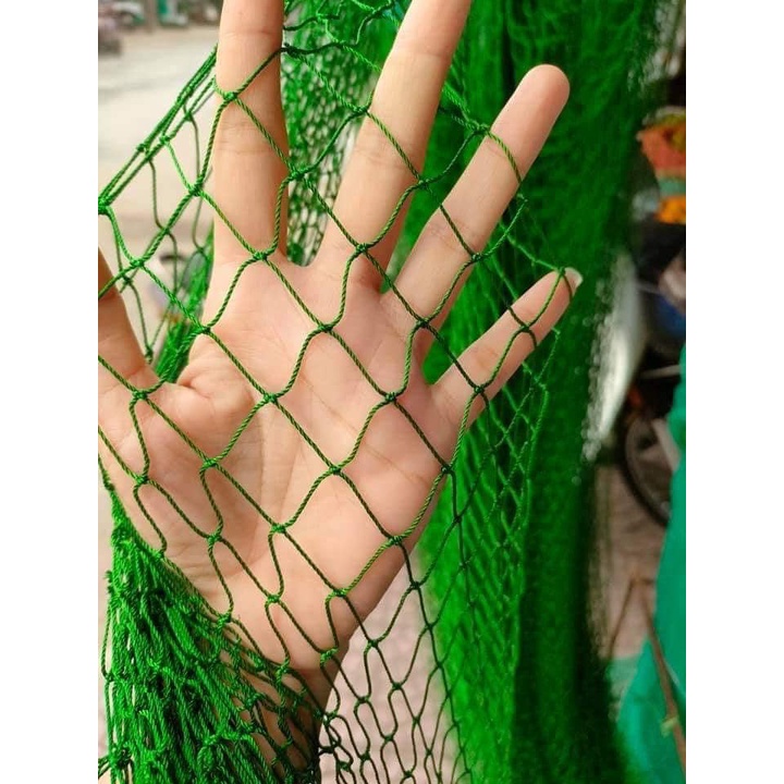 Lưới vét cá, lưới kéo cá ao hồ bằng dù thương hiệu Hiền Soa dài 10m, 20m, 25m, 30m siêu bền  LKDU