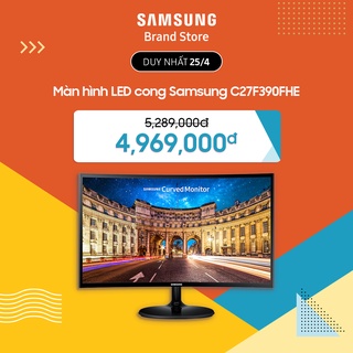 [Mã ELMALL1TR giảm 5% đơn 3TR] Màn hình LED cong Samsung C27F390FHE