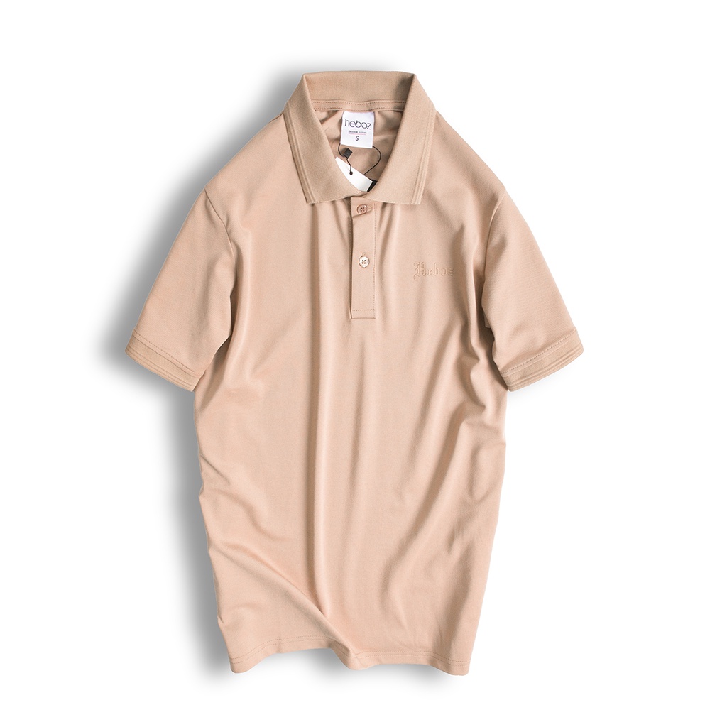 Áo thun polo nam ngắn tay HEBOZ vải cotton pha co giãn 4 chiều đẹp in logo, form slimfit basic - 00000673 | BigBuy360 - bigbuy360.vn