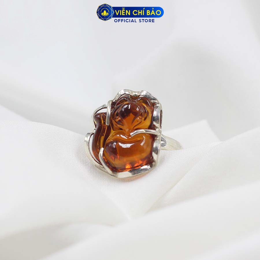 Nhẫn bạc nữ Hồ ly may mắn chất liệu bạc 925 thời trang phụ kiện trang sức nữ thương hiệu Viễn Chí Bảo N400367