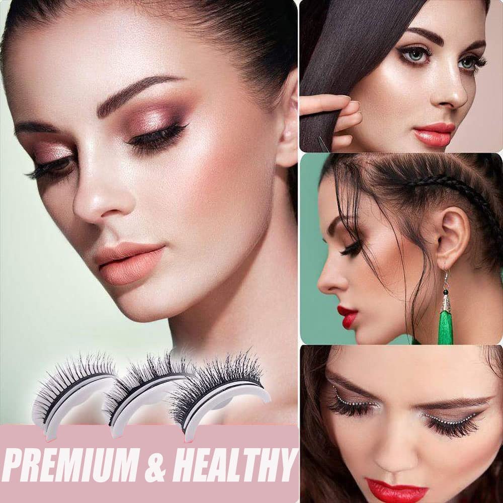 1 Cặp Lông Mi Giả Tự Dính Có Thể Tái Sử Dụng Tiện Dụng