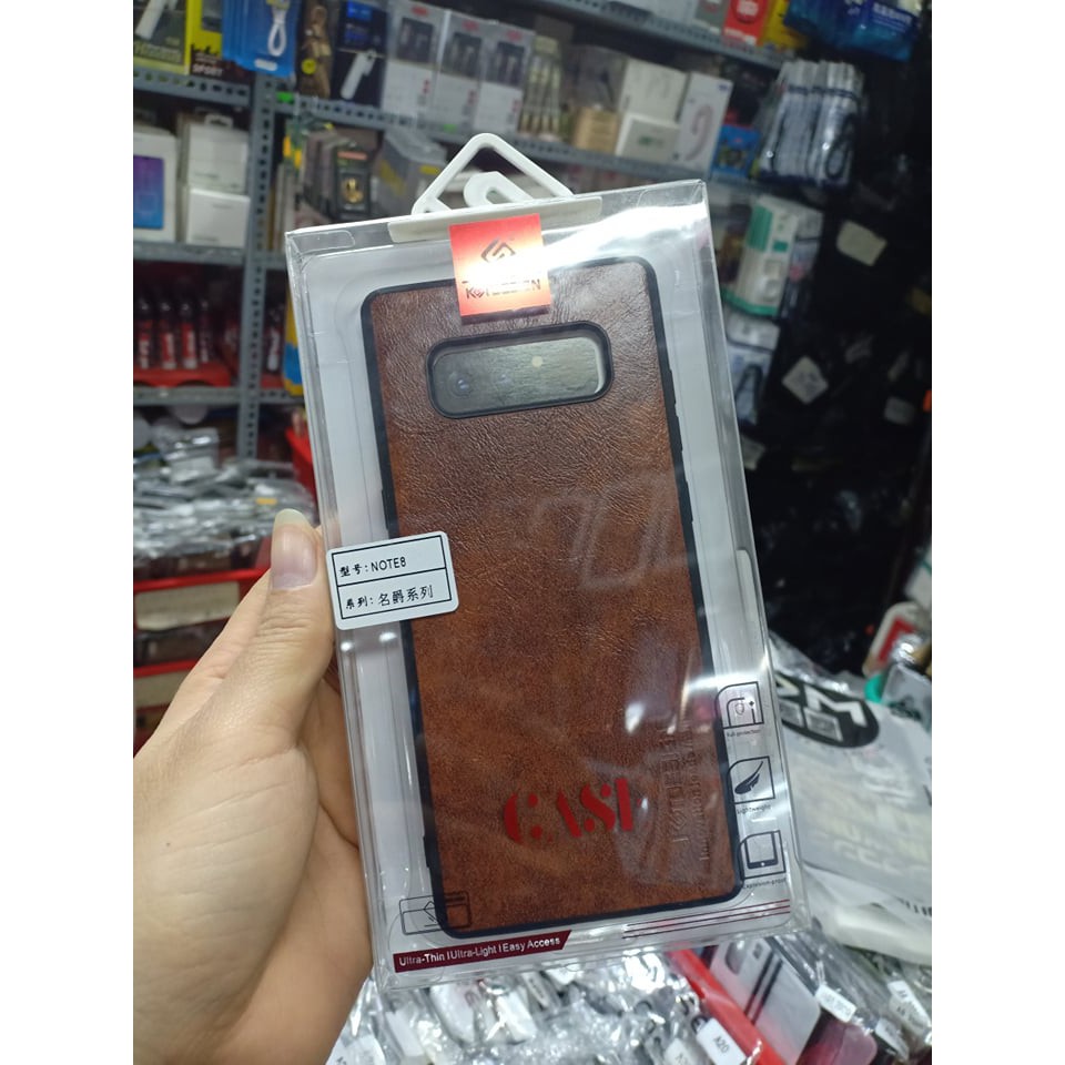 Ốp lưng da KTS cho Samsung Galaxy Note 8