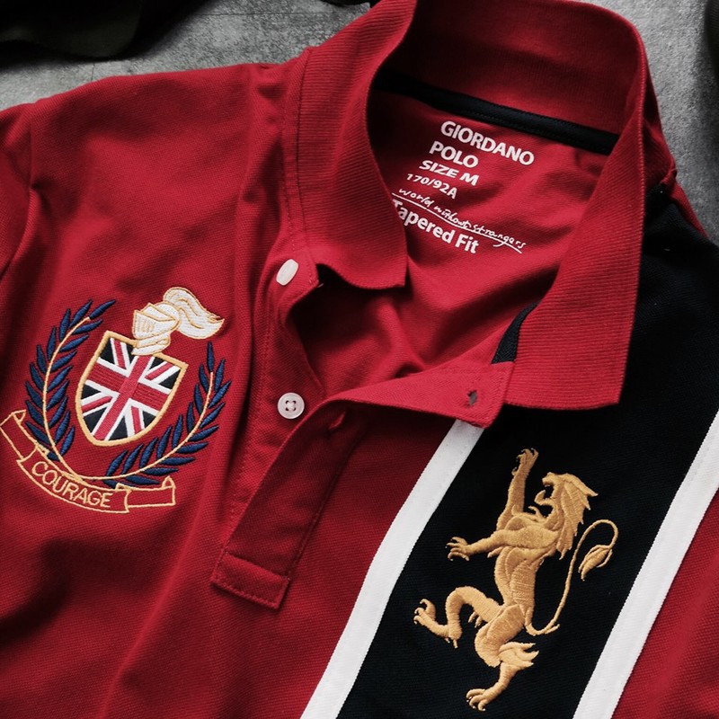 Áo thun nam có cổ phối logo sư tử cao cấp KENSTORE89 ATV067 | BigBuy360 - bigbuy360.vn