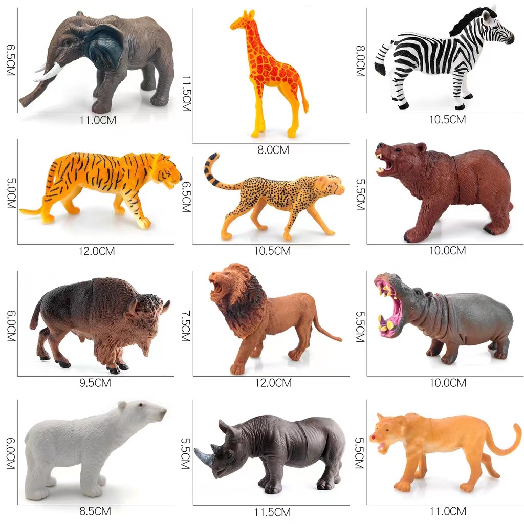 Mô Hình Động Vật Hoang Dã Đồ Chơi Giáo Dục Cho Bé