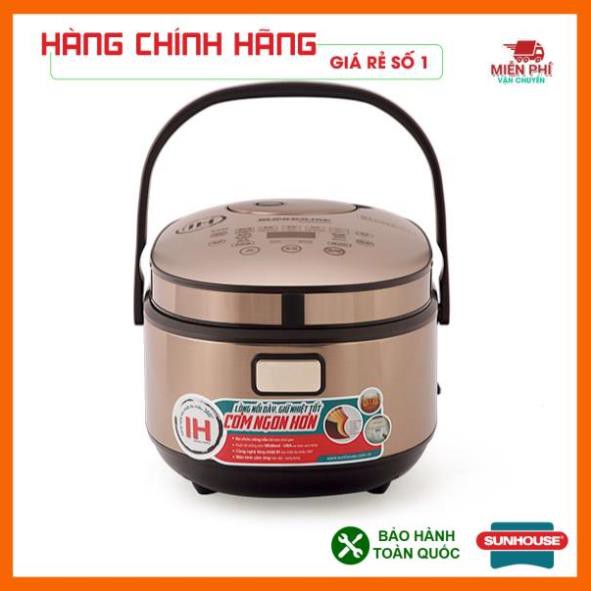 NỒI CƠM ĐIỆN CAO TẦN 1.5l SUNHOUSE MAMA SHD8955, NỒI CƠM ĐIỆN SUNHOUSE SIÊU BỀN, LÒNG NỒI ĐÁY PHỦ CHỐNG DÍNH WHITFORD