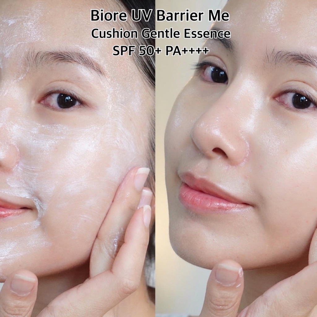 Kem Chống Nắng Biore Barrier Me Cushion Gentle Essence SPF50 60g