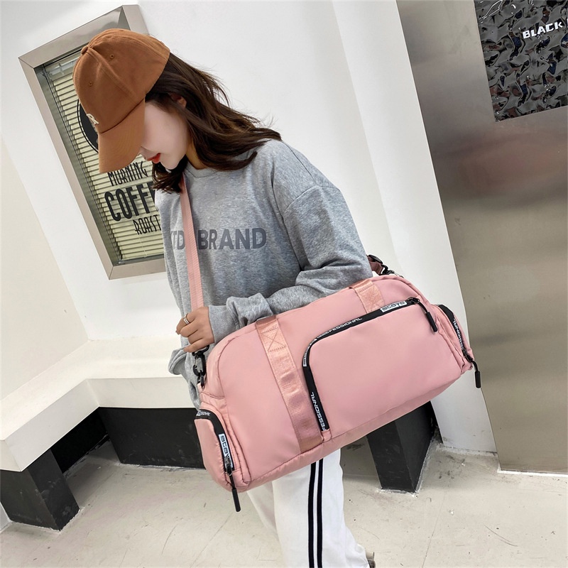 Túi xách du lịch nam nữ ZAJA cỡ lớn thời trang gập gọn nhiều ngăn đựng giày phong cách đeo vai ulzzang