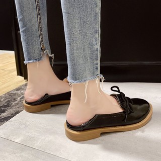 [ORDEER] Giày da nữ  kiểu dáng  thời trang cá tính