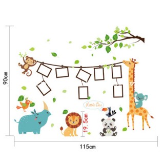 Decal dán tường Vườn thú số 37