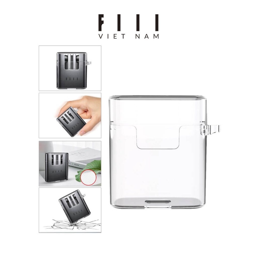 Vỏ bảo vệ FIIL TPU cho tai nghe True Wireless FIIL CC2, FIIL CC, chất liệu TPU mềm dẻo, chống trầy xước và mài mòn