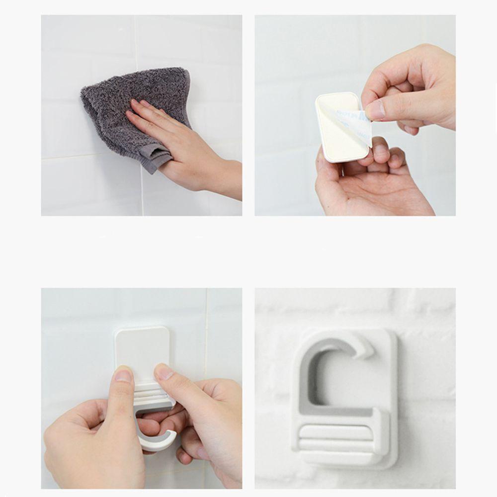 Giá Đỡ Chổi &amp; Cây Lau Nhà Tự Dính Sắp Xếp Gọn Gàng