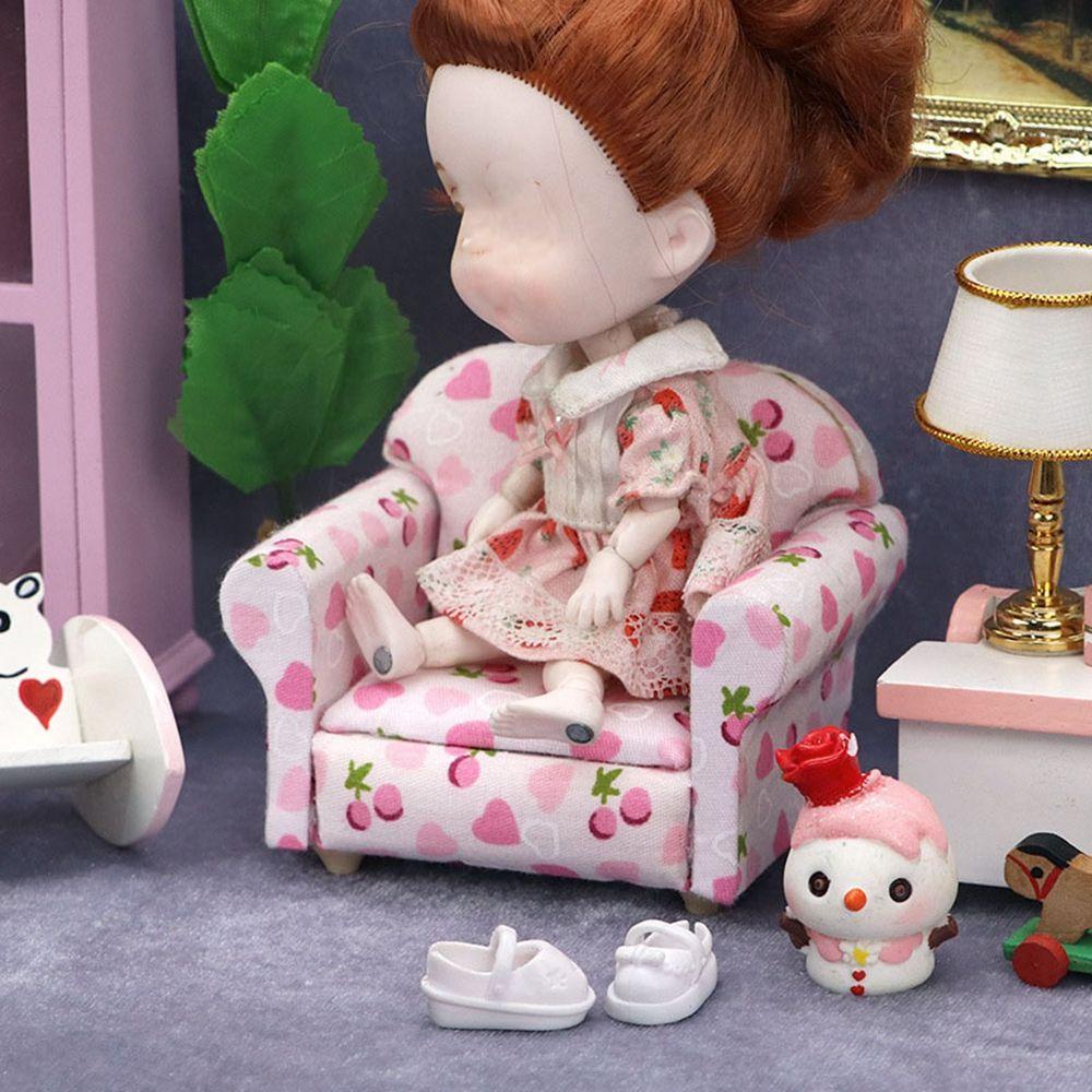 Ghế Sofa Mềm Mini Thời Trang Dành Cho Búp Bê
