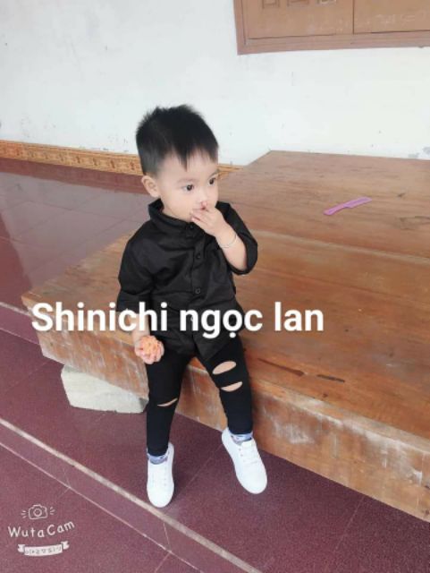 Quần rách gối cho bé