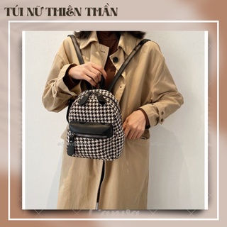 Balo nữ thời trang họa tiết kẻ dạ phong cách hàn quốc đẹp tt 93
