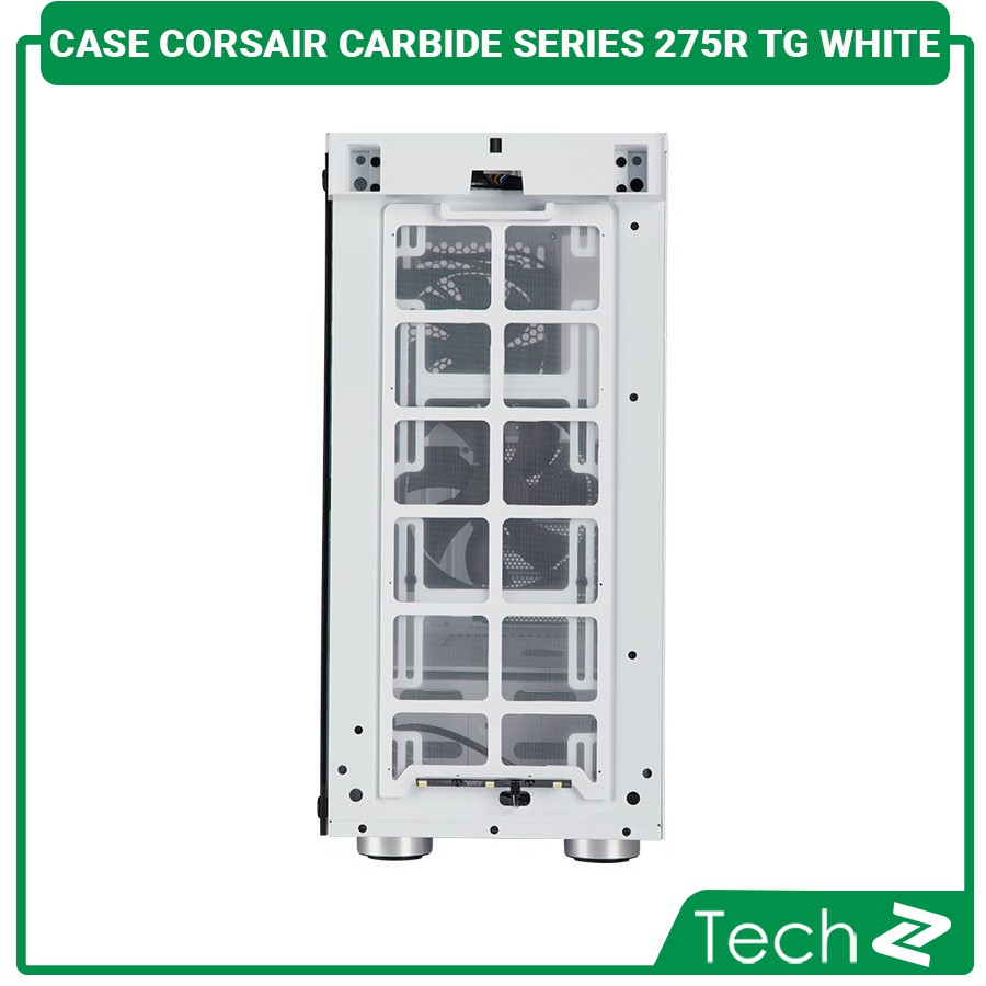 Vỏ Case Corsair Carbide Series 275R Tempered Glass Gaming (Mid Tower/MàuTrắng)