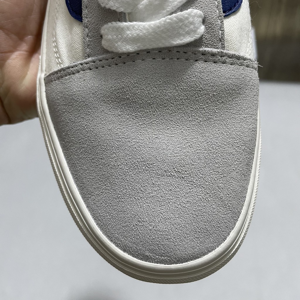 Giày 𝗩𝗮𝗻𝘀 Vault Old Skool Màu Xanh Navi - Giày thể thao nam nữ 𝗩𝗮𝗻𝘀 Vault Old Skool Full box bill