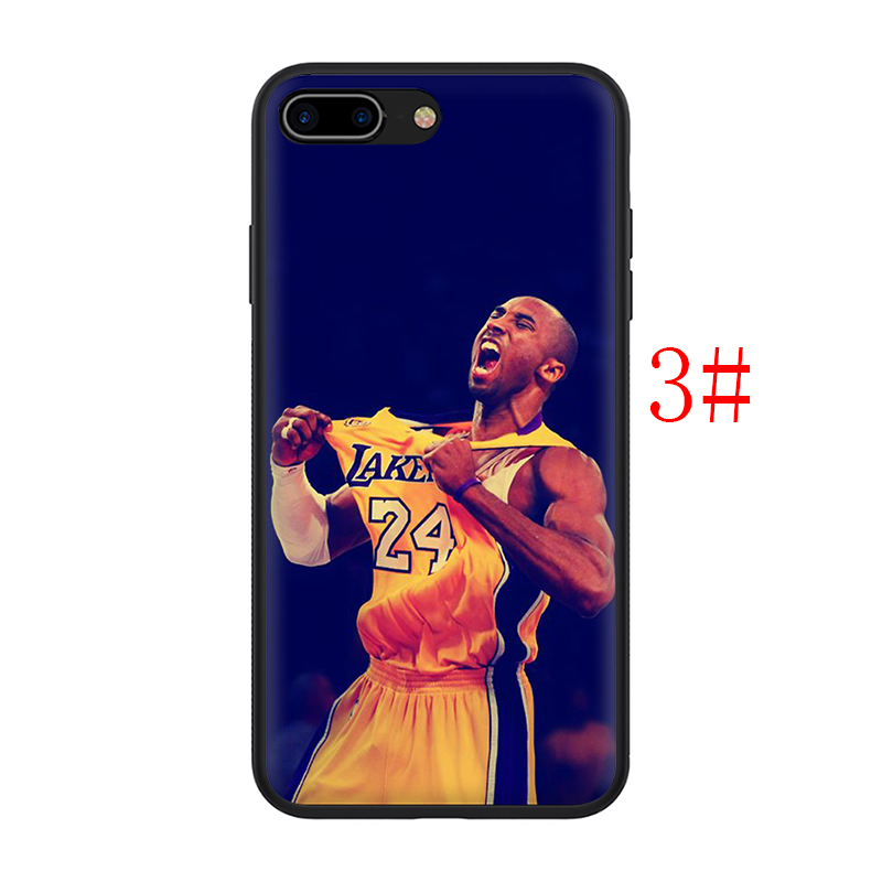 Ốp Lưng Silicone Mềm In Hình Cầu Thủ Bóng Rổ Lebron James Kobe Cho Iphone 11 12 Pro Mini Xs Max X Xr