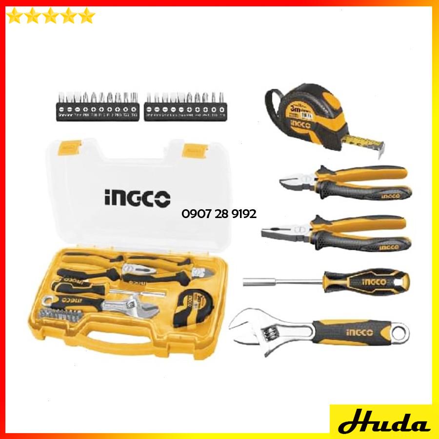 Bộ công cụ dụng cụ cầm tay đa năng Total Ingco phù hợp cho đi công trình, dân dụng